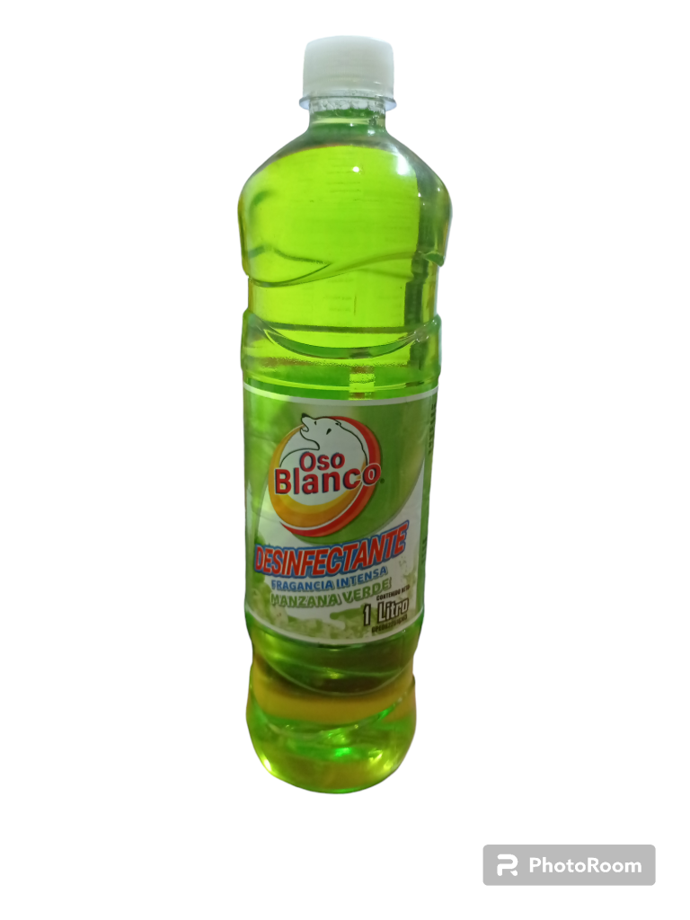 Desinfectante Manzana verde 1L Oso Blanco