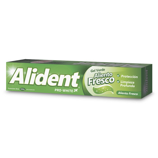 Crema Dental Alident Gel Verde Aliento Fresco 100Gr